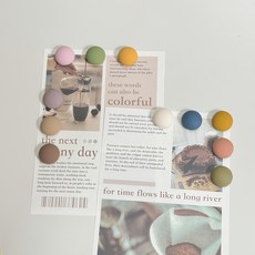 냉장고 자석 마그네틱 현관문 인테리어 자석, 동그라미 8p