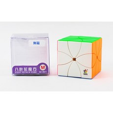 小丸號方塊屋【裕鑫】八葉花 M 原廠改磁版 磁力定位 類似Redi 八軸異形魔術方塊, 1個, 一般版