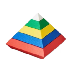 USL遊思樂 百變金塔 台灣製 智力魔塔 百變金字塔 神奇魔塔 創意百變積木, 多色, 1套