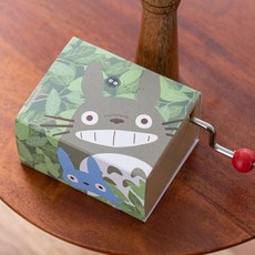 STUDIO GHIBLI 吉卜力 龍貓樹葉手搖音樂盒 正版授權八音盒