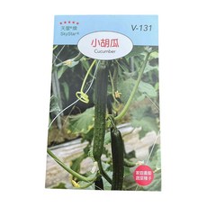 天星牌SkyStar®小胡瓜種子，家庭園藝蔬菜種子，陽台庭院種植，口感清脆爽口, 1個