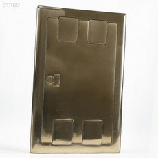 황동 4방 민자 템박스 커버 타일매립 매립형박스 사무실전기, 상세페이지 기재