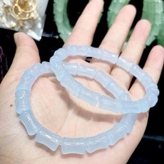 新中式手鍊 竹節鏈 簡約中國風飾品, 1個, 新中式藍竹手串1個
