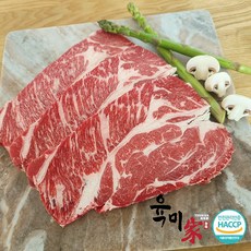 [육미가] 프라임등급 최고급알목심 (스테이크용 or 구이용) 2.5kg 5kg 10kg HACCP 인증, 1개