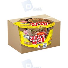 옛날잡채 용기 12개 건면 당면 잡채컵라면24m