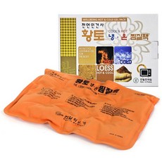 황토 냉온 찜질팩 찜질용 핫팩, 4개