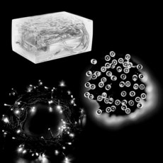 30개의 미니 전구 LED 배터리 작동 페어리 스트링 조명 화이트 크리스마스 결혼식 장식 공예용(401.3cm(158인치) 길이의 스트링) 310911