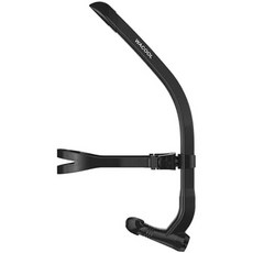 무릎 수영을 위한 수영 스노클 튜브 센터 마운트 스위블 헤드밴드 얼티밋 핏 액체 실리콘 마우스피스 원웨이 퍼지 밸브 미끄럼 방지 가드 성인 남성용 S201, S201-Black