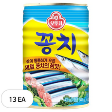 오뚜기 꽁치 통조림, 400g, 13개