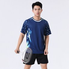 남여공용 배드민턴 탁구 테니스 반팔반바지 세트복