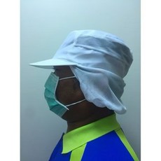 廚師帽 工作帽 食品帽 頭套, 1個, 男女皆可 有網