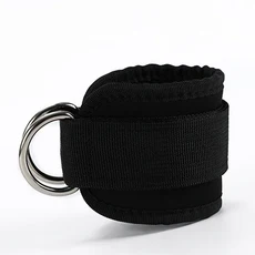 무게 훈련용 조절 가능한 발목 스트랩 덤벨용 발 부착 장치 다리 운동 밴드 근력 훈련 및 피트니스 운동용, 07 1Pc Black