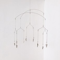 스틸 집게 모빌 인테리어 감성 소품 폴라로이드 장식