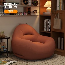 의자 침실 더블 라운지 인라인 싱글 등받이 디자인 작은 모던 접수처 휴게실, E. 선셋 오렌지 벨벳