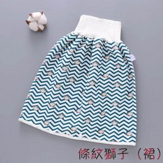 彩虹馬 隔尿褲 防水可機洗, 1個, 條紋獅子（裙）,Ｍ（0-3歲）, 條紋獅子（裙）