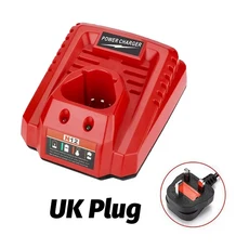 밀워키용 리튬 배터리 고속 충전기 이온 M12 컴팩트 48-11-2401 10.8V, 03 UK-Plug