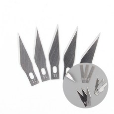 아트 나이프 칼날 리필 디자인나이프 지우개조각칼, 5P