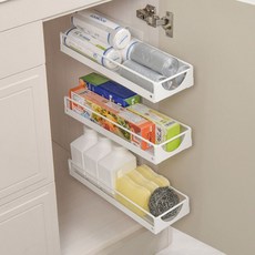 싱크대선반 슬라이딩 하부 양념 정리 선반 yss+0171ti