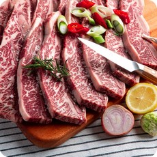 최상급 초이스 등급 LA 갈비 1kg 명절음식 LA갈비구이 설 소갈비 갈비찜, 없음, 상세설명 참조