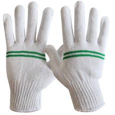 스카이 두줄 표백 장갑, 화이트, 100개
