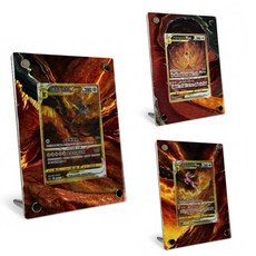 本人繪製天地金卡卡磚 阿爾宙斯UR 帕路奇亞UR 帝牙盧卡UR 收藏卡磚, 1個, 經典磁吸磚,帕路奇亞Vstar Ur（不含卡片）