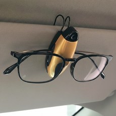 간편 부착 자동차 썬바이저 안경 선글라스 클립 1개