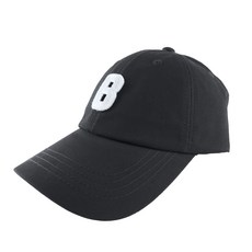 BZF 字母棒球帽, 1個, 黑色