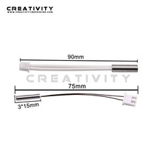 【可開發票】3D打印機配件 CR-6se加熱棒 熱敏電阻套件3*15mm 24v 40w加熱棒, 1個, CR6SE 熱敏電阻