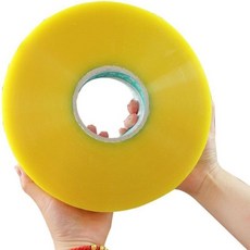 機用膠帶 超長1000公尺 透明 環保膠帶 電商打包用, 1個, 寬4.5cm長800米*米黃機用膠帶