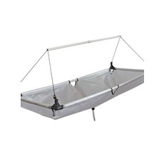 에어컨세척가대 물받이 방수포 청소장비 가대 청소 키트 천장형 에어컨 에어컨청소도구 장비, 투명 메쉬, 1.2mx0.45m