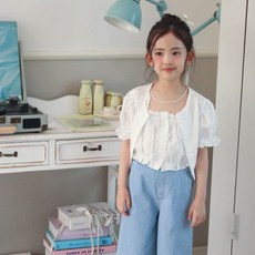 비비엘리KC 로맨틱블라우스(JS~JL)<br><블랙/화이트><br>*JS~JL*