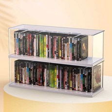 CD 아크릴 진열장 거치대 보관함 앨범 장식장 수납함 30x15x15cm, 30x15x20cm