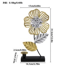 鐵藝歐式太陽花燭臺, 太陽花燭臺