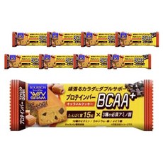 부르봉 프로틴바 BCAA+ 카라멜 쿠키 40g x 9개 일본 단백질바