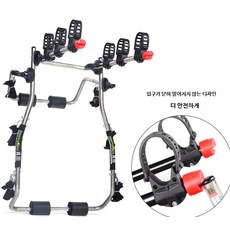 차량 자전거 운반 SUV 대용 거치대 두 번호판 승용차 장치 2대, 1개, 간단형 두 대 걸이