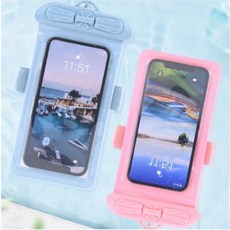 30M 수심 IPX8 스마트폰 핸드폰 방수팩 대형, 화이트, 1개