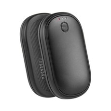 aibo 二合一薄型磁吸分離式暖手寶 迷你暖手器 雙面發熱 三檔調溫 Type-C充電, 黑色, 磁吸分離式暖手寶