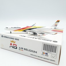 비행기모형 Air Belgium A340-300 OO-ABB With Antenna[1/400][1/400 제이씨윙], 1개