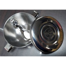 啵比小舖台灣製不銹鋼雙耳湯碗，兒童學習碗，安全露營碗，寶寶餐具首選, 1個, 一碗