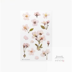 소망상점 압화스티커 벚꽃 스티커팩