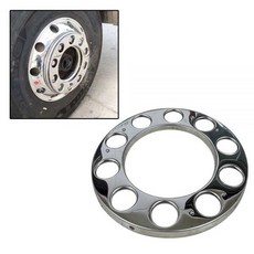 스카니아 휠캡 호환 트럭 휠커버 대형 휠너트 범용 철 재질