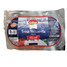 갈바니 후레쉬 모짜렐라 슬라이스 치즈 453g(냉장배송), 2개, 453g