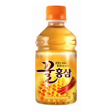 (텐바이텐)페트음료 웅진 꿀홍삼, 280ml, 1개