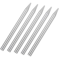 5 PCS 550 파라코드 바늘 도구 가죽 끈 직조용 스테인리스 스틸 FID 야외 스무딩 팔찌 직조 스티칭실버