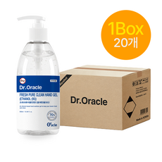 닥터오라클 손소독제 70% 500ml 의약외품(20개입 / 개당 2600원), 20개