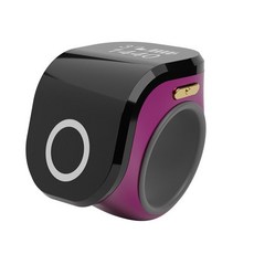 新款充電數顯念佛計數器戒指：觸摸感應、夜光顯示、充電式電子計數器，多功能計數。, s10紫色, 1個