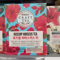 로즈힙 히비스커스 티 수량, 8개, 7개입, 1g
