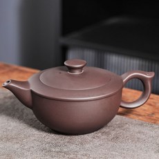 家用功夫茶壺套裝茶具禮品, 1個, 正宗紫砂壺300ml原礦手工紫泥全手工家