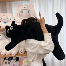 바디필로우 대형 롱쿠션 부드러운 동물 봉제 쿠션 귀여운 인형 장난감 포옹 베개 3D 꽃 곰 고양이 돼지, 02 96cm, 3박스