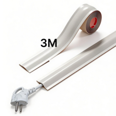 잇템박스 잘라쓰는 케이블 전선정리 테이프형 전선몰딩 38mm, 화이트, 1개